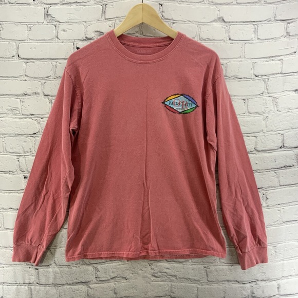Blue 84 Other - Blue 84 Long Sleeve Tee Shirt Mens Sz M Orange Pacific City OR Travel Souvenir